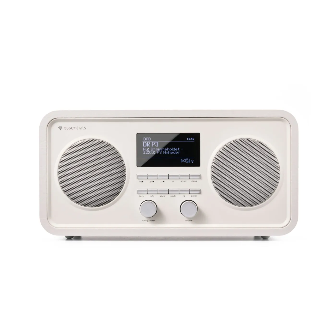 ESSENTIALS RADIO 3 WHITE (PVC) Internet Radio DAB+ / FM RADIO