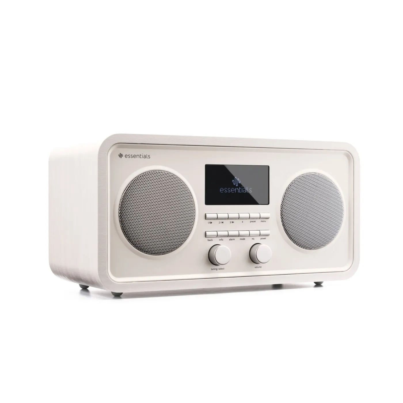ESSENTIALS RADIO 3 WHITE (PVC) Internet Radio DAB+ / FM RADIO