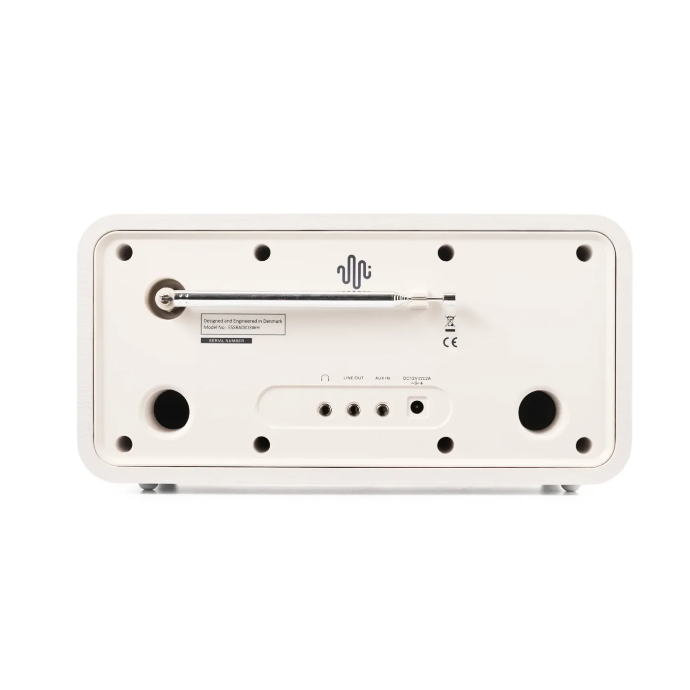 ESSENTIALS RADIO 3 WHITE (PVC) Internet Radio DAB+ / FM RADIO