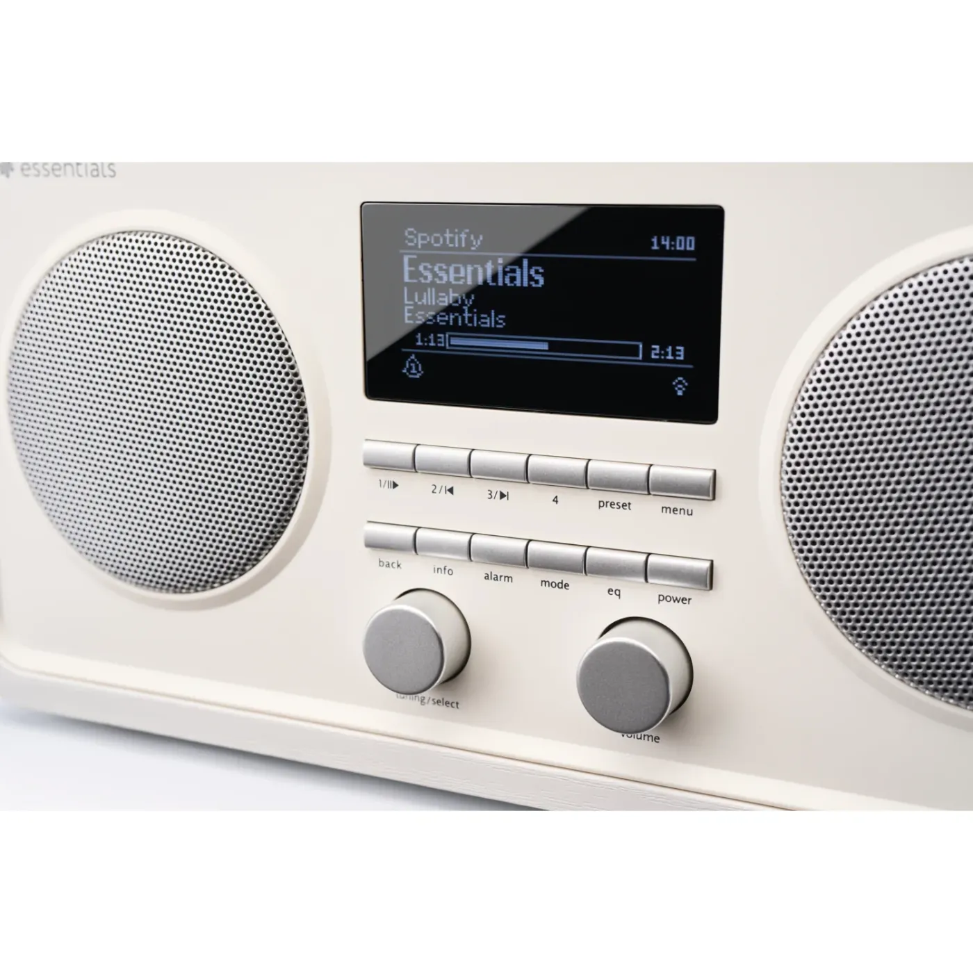 ESSENTIALS RADIO 3 WHITE (PVC) Internet Radio DAB+ / FM RADIO