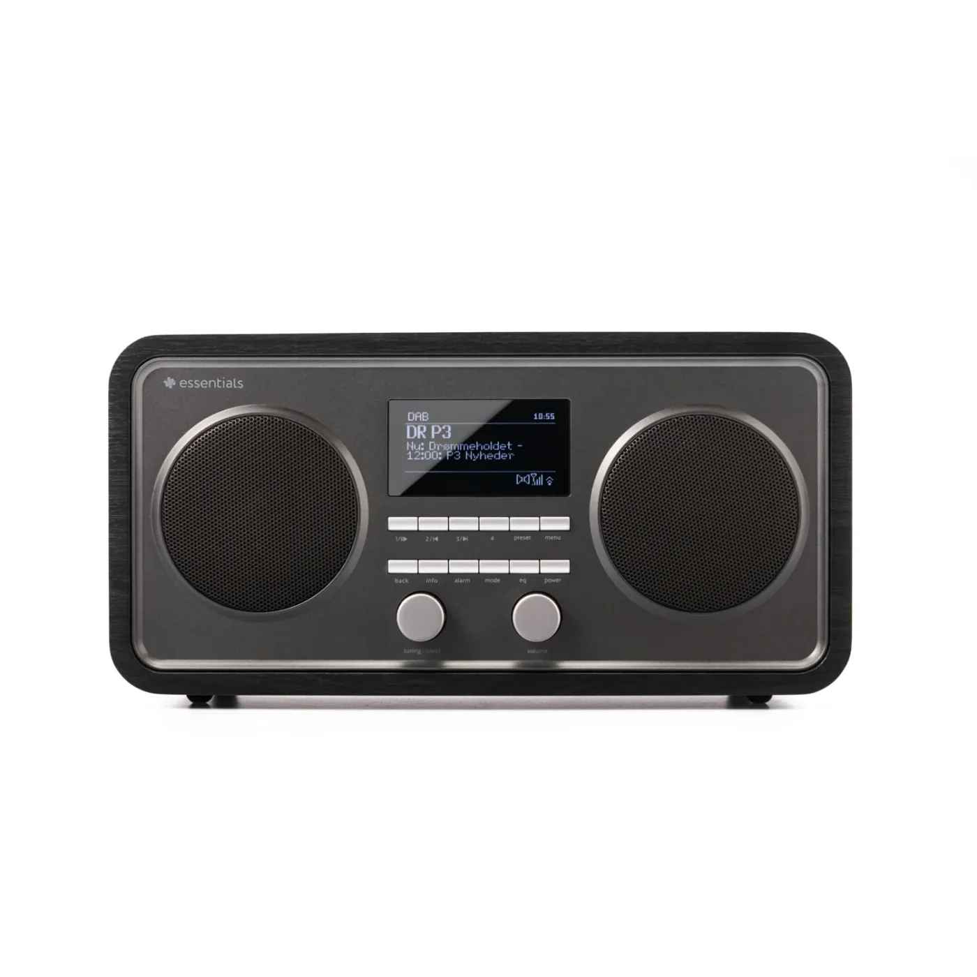 ESSENTIALS RADIO3 BLACK (PVC) Internet Radio DAB+ / FM RADIO
