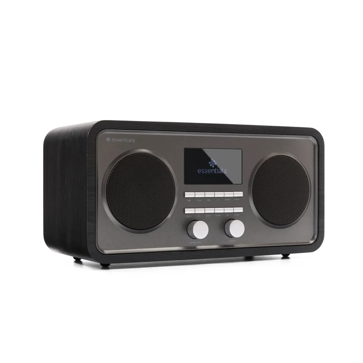 ESSENTIALS RADIO3 BLACK (PVC) Internet Radio DAB+ / FM RADIO
