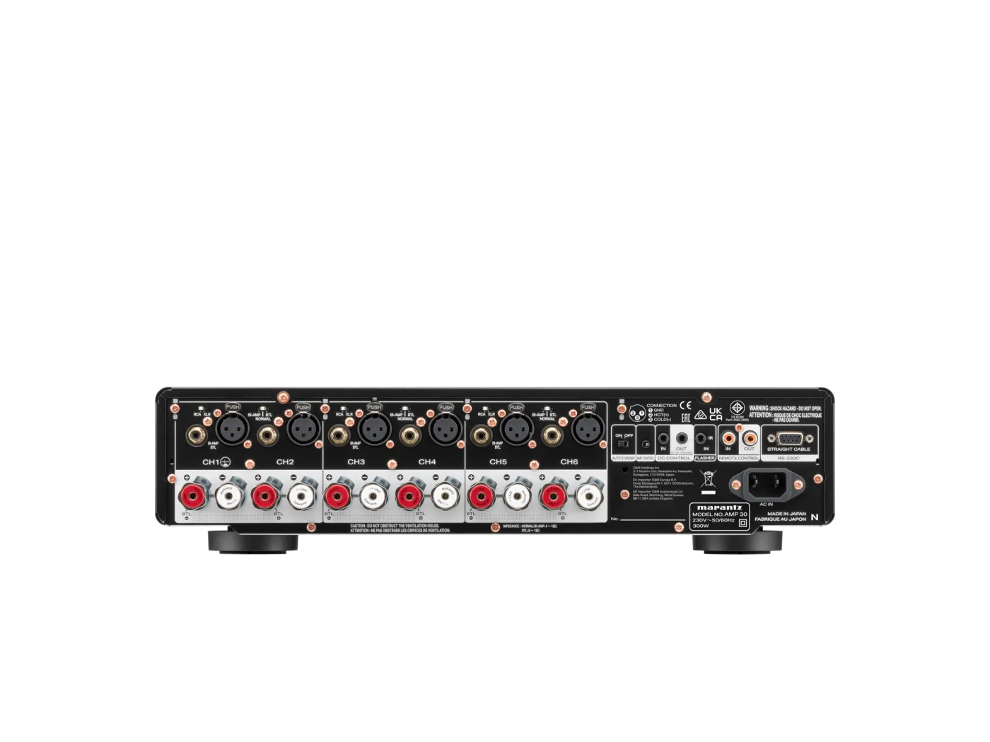 MARANTZ AMP 30 BLACK 6-kanālu JAUDAS PASTIPRINĀTĀJS