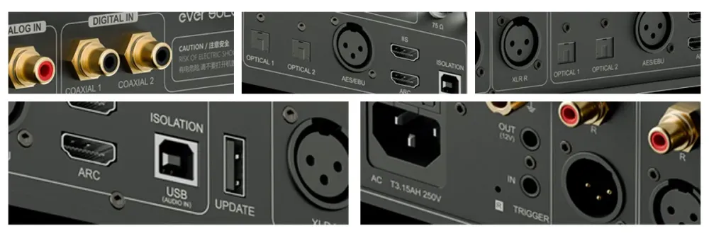 EVERSOLO DAC-Z10 BLACK CIPARU ANALOGAIS PĀRVEIDOTĀJS (DAC)