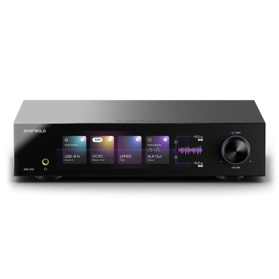 EVERSOLO DAC-Z10 BLACK CIPARU ANALOGAIS PĀRVEIDOTĀJS (DAC)