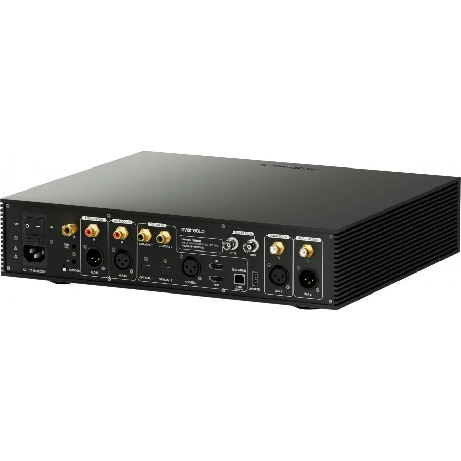 EVERSOLO DAC-Z10 BLACK CIPARU ANALOGAIS PĀRVEIDOTĀJS (DAC)