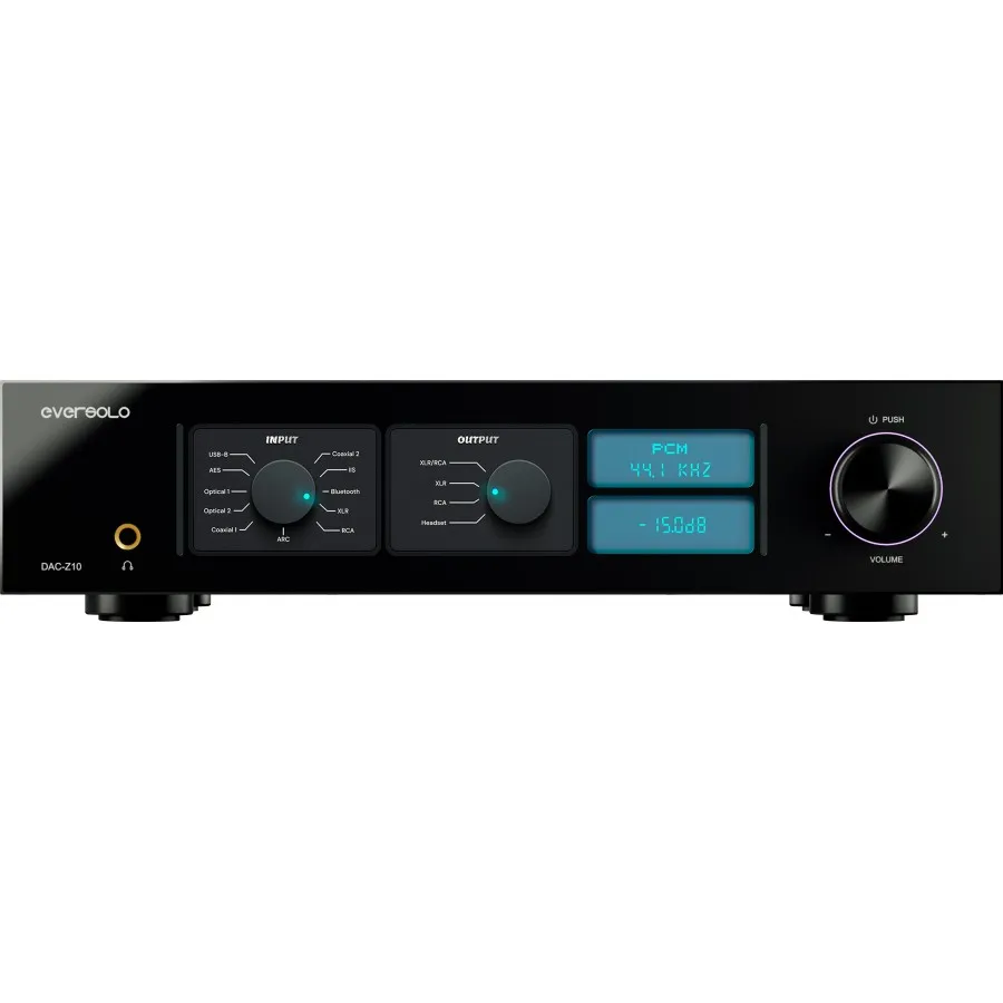 EVERSOLO DAC-Z10 BLACK CIPARU ANALOGAIS PĀRVEIDOTĀJS (DAC)